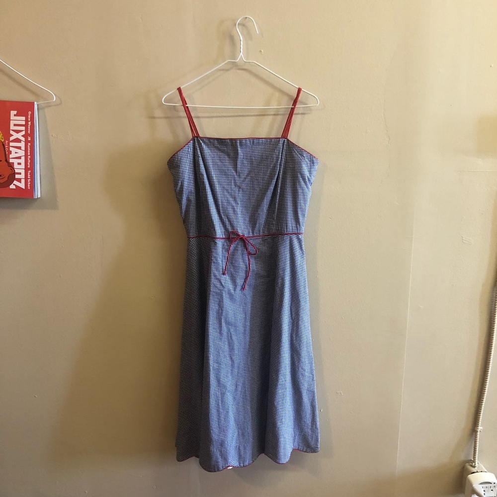 Blue Gingham Sundress